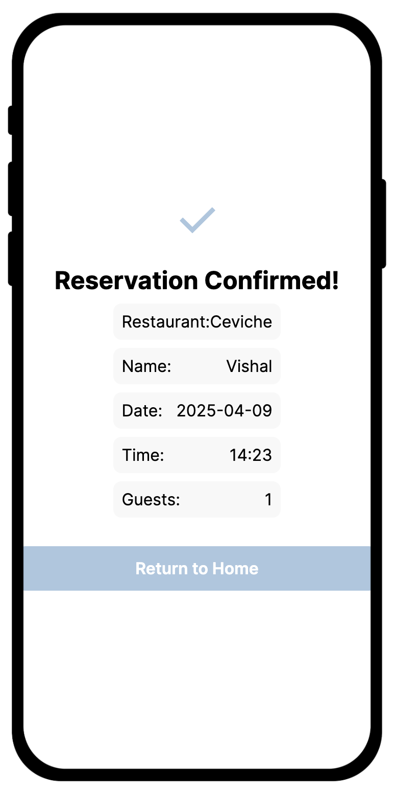 Payment Screen